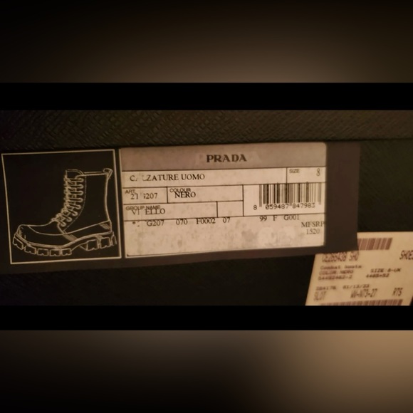 Prada Monolith Combat Boots main image 4